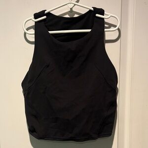 lululemon athletica Black High-Neck Razorback Athletic Tank